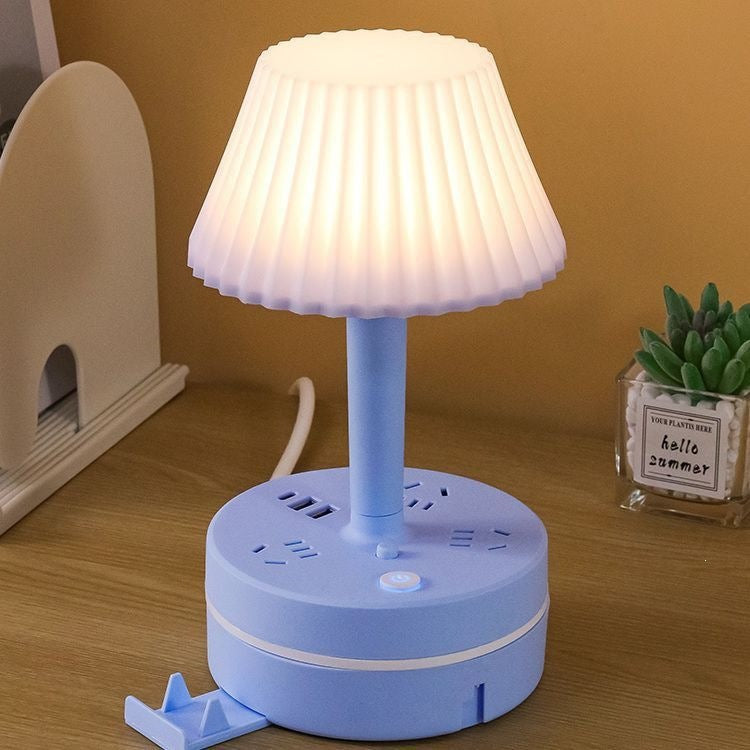 🎁🔥Last day sale 50% OFF🔥💡 Bedside Lamp with AC Outlets and USB Ports