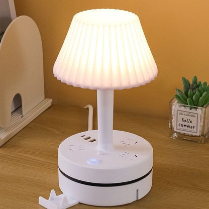 🎁🔥Last day sale 50% OFF🔥💡 Bedside Lamp with AC Outlets and USB Ports